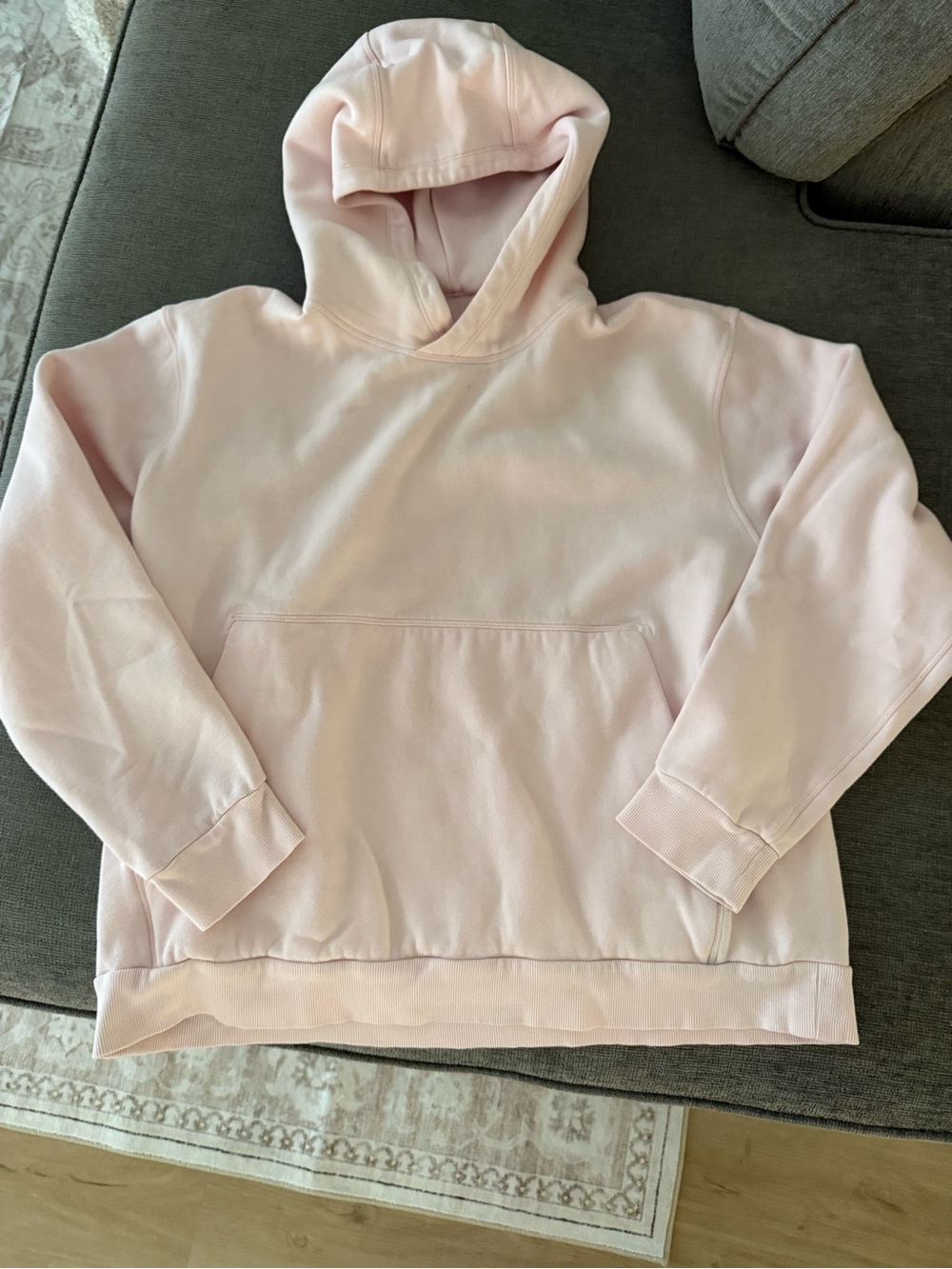 Lululemon Light Pink Steady State Hoodie